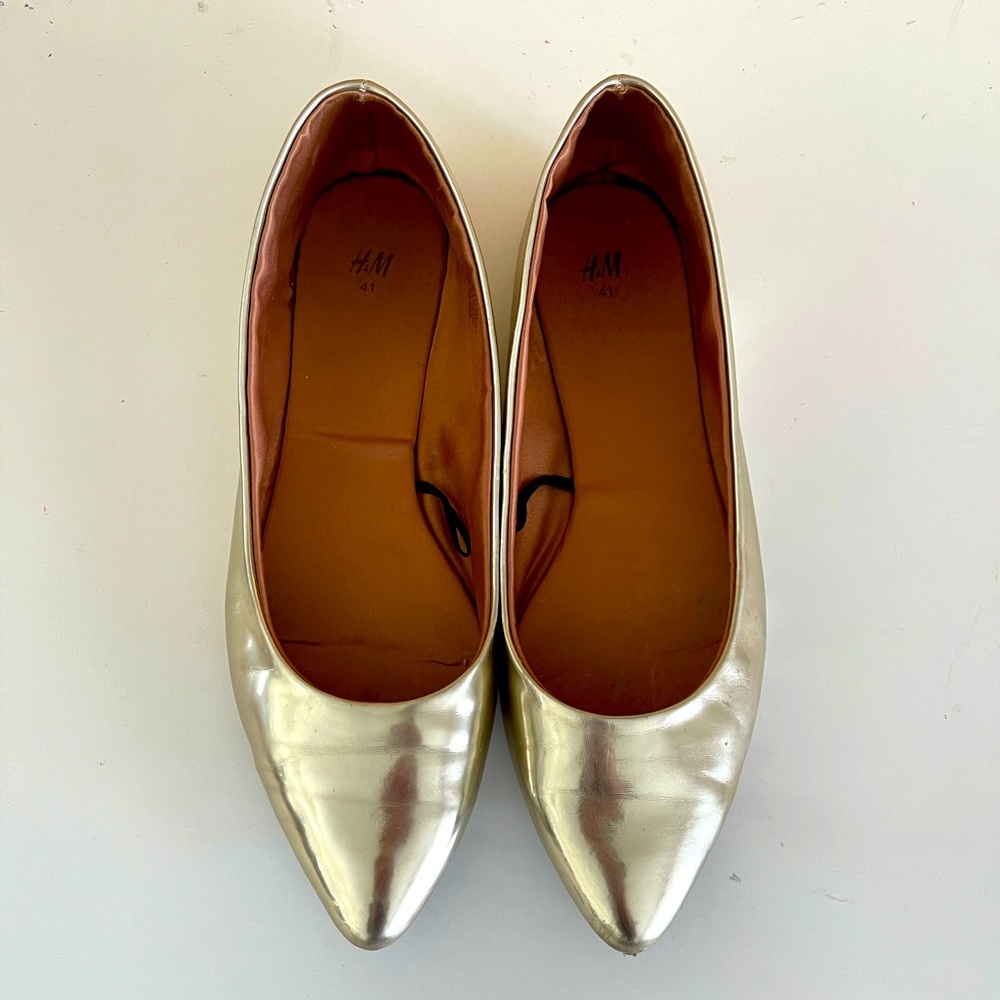 ♦️ 3 for $15 ♦️ Light gold flats